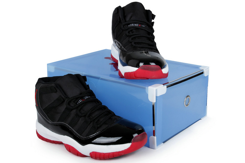 Air Jordan 11 Mens Shoes Aaa Black/White/Red Online